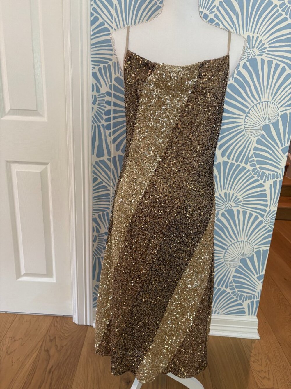 NWT Anthropologie Bl-nk Kayla Sequin Dress Size Medium - Picture 3 of 8